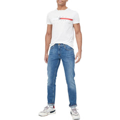 TOMMY HILFIGER Jeans Straight Fit Casual Cotton Stretch Denim Pant