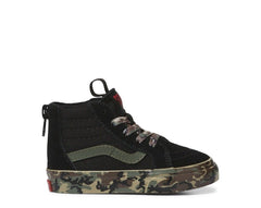 VANS Toddler Camo Sidewall Sk8-hi Zip Shoe