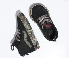 VANS Toddler Camo Sidewall Sk8-hi Zip Shoe