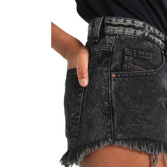 DIESEL Womens Denim Shorts Black