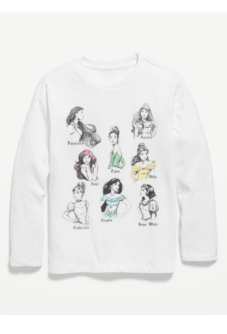 OLD NAVY Long-Sleeve Gender-Neutral Disney Princesses