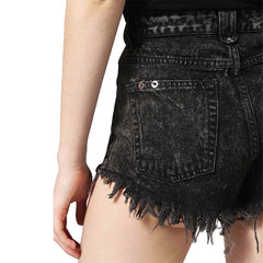 DIESEL Womens Denim Shorts Black