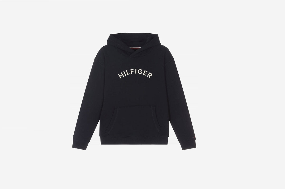 TOMMY HILFIGER Arched Logo Terry Hoody