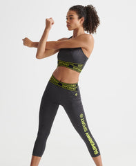 SUPERDRY Women's Training Core Cross Bra & Training Cross 7/8 Leggings Set