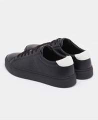 SUPERDRY Women’s - Vegan Court Tennis Trainers in Black