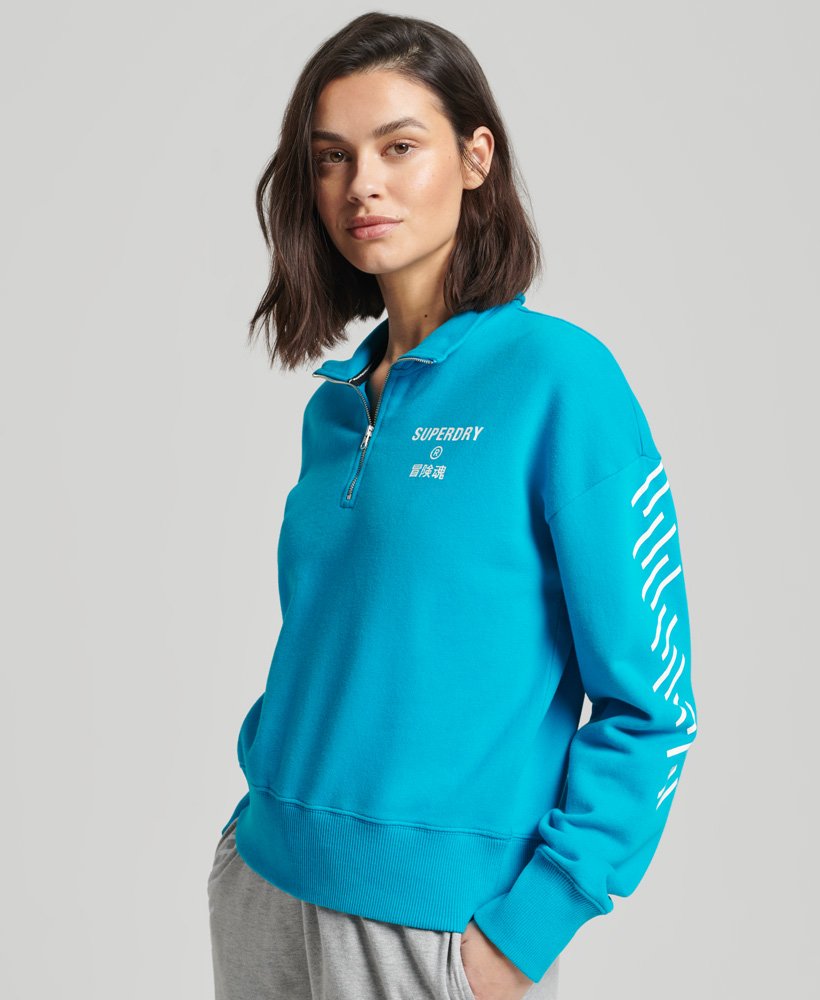 SUPERDRY Core Sport Half-Zip Top