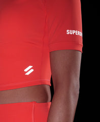 SUPERDRY Run 3/4 Tight Crop Top