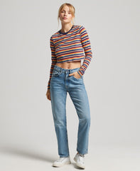 SUPERDRY High Rise Straight Jeans