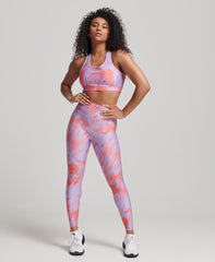 SUPERDRY Core Mid Impact Bra & Core Full Length Leggings Set