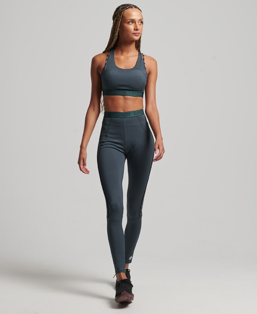 SUPERDRY Train Branded Elastic Bra & Leggings Set