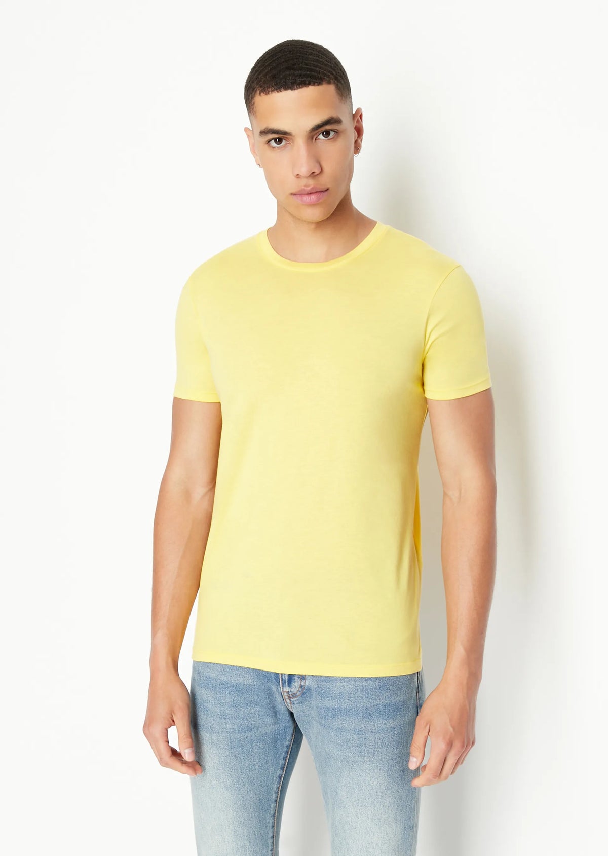 ARMANI EXCHANGE Slim fit short sleeve pima cotton t-shirt