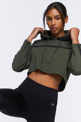 FOREVER21 Active Cropped Hoodie