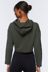 FOREVER21 Active Cropped Hoodie