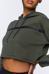 FOREVER21 Active Cropped Hoodie