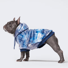 SPARK PAWS Velvet Dog Hoodie - Sapphire Blue