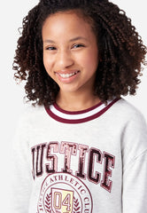 JUSTICE Branded Girls Sweatshirt Dress