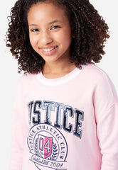 JUSTICE Branded Girls Sweatshirt Dress