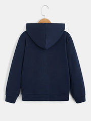 SHEIN Letter Graphic Drop Shoulder Hoodie