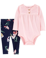 CARTER`S Baby 2-Piece Bodysuit Pant Set