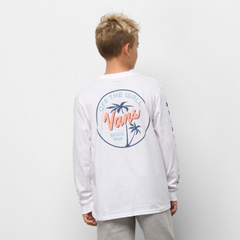 VANS Kids Palm Script Long Sleeve T-Shirt