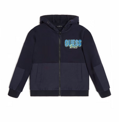 GUESS Logo Zip-Up Hoodie