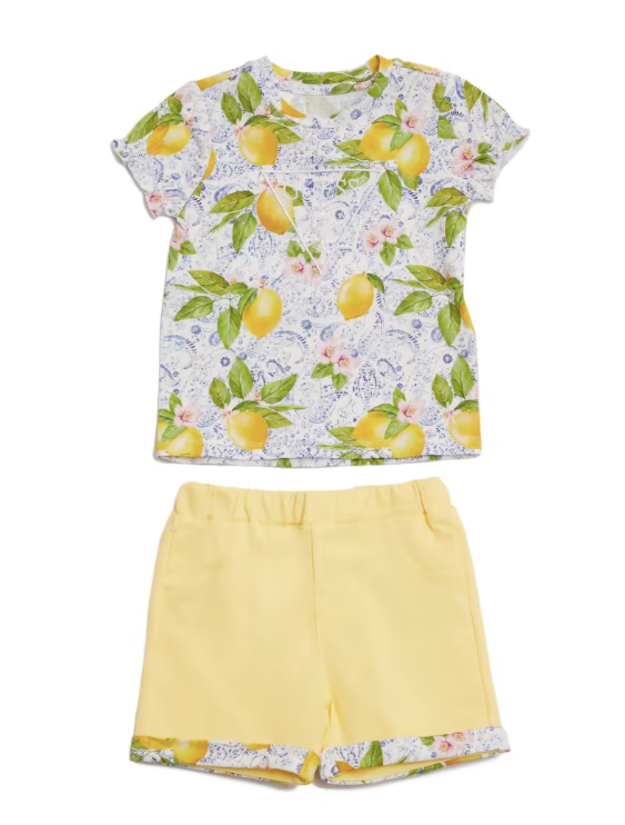 GUESS Lemon Tee and Shorts