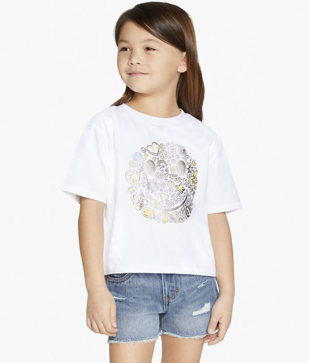 LEVI`S MEET AND GREET GRAPHIC T-SHIRT LITTLE GIRLS