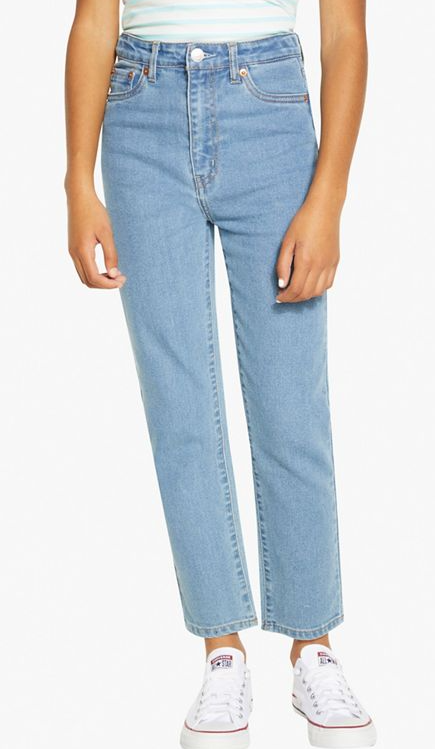 LEVI`S RIBCAGE ANKLE STRAIGHT BIG GIRLS JEANS