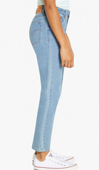 LEVI`S RIBCAGE ANKLE STRAIGHT BIG GIRLS JEANS