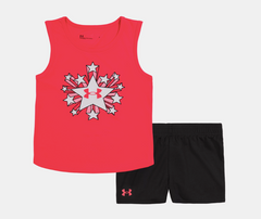 UNDERARMOUR Girls' Pre-School UA Breakout Star Tank & Shorts Set