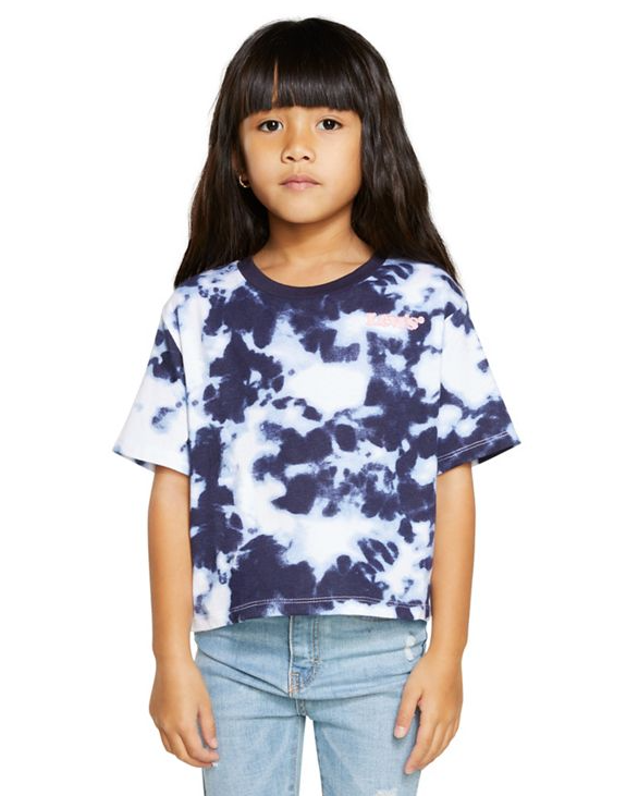 LEVI`S TIE DYE CROPPED T-SHIRT