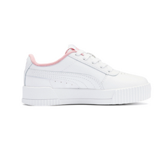 PUMA Carina L Trainers Sports Shoes Low Top Lace Up Kids Girls