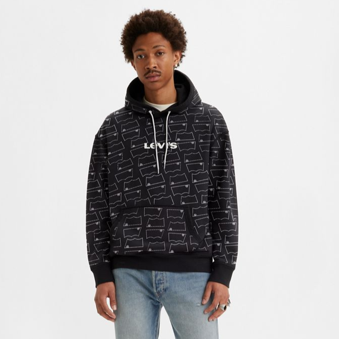 LEVI`S RELAXED GRAPHIC HOODIE SWEATSHIRT