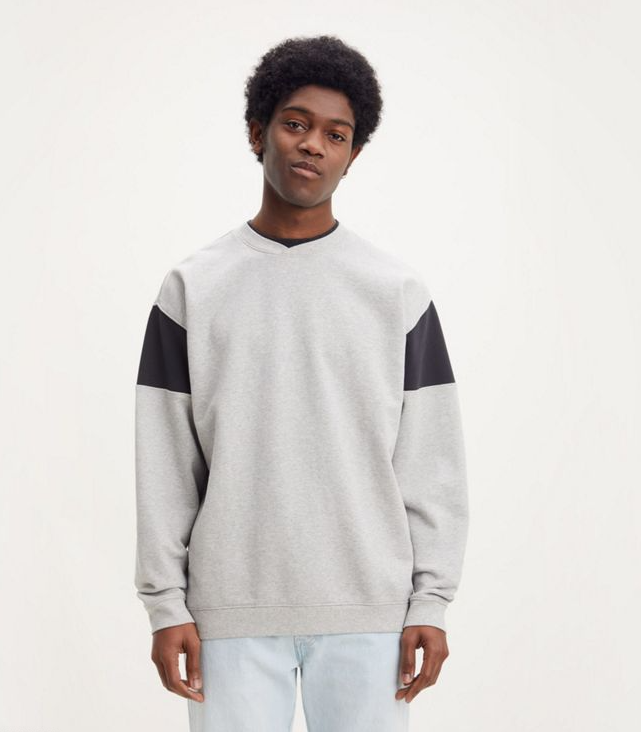 LEVI`S VARSITY OVERSIZED CREWNECK SWEATSHIRT