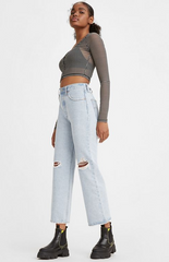 LEVI`S RIBCAGE STRAIGHT ANKLE WOMEN'S JEANS