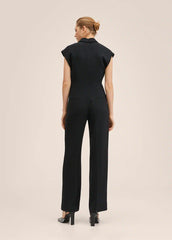 MANGO Wrap neckline jumpsuit