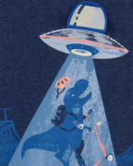 CARTER`S Dinosaur Spaceship Jersey Tee