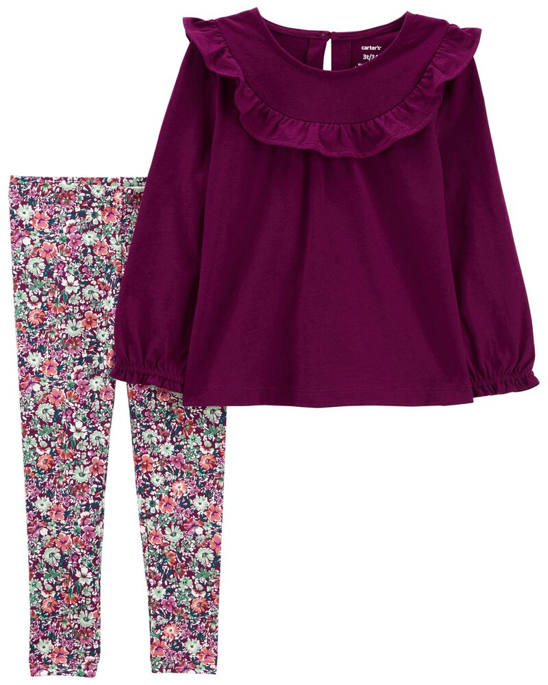 CARTER`S  2-Piece Peplum Top & Legging Set