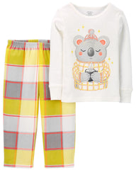 CARTER`S 2-Piece Koala Cotton & Fleece PJs