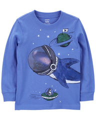 CARTER`S Shark Space Jersey Tee