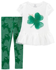 CARTER`S 2-Piece St. Patrick's Day Tee & Legging Set