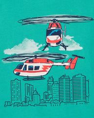 CARTER`S Helicopter Jersey Tee