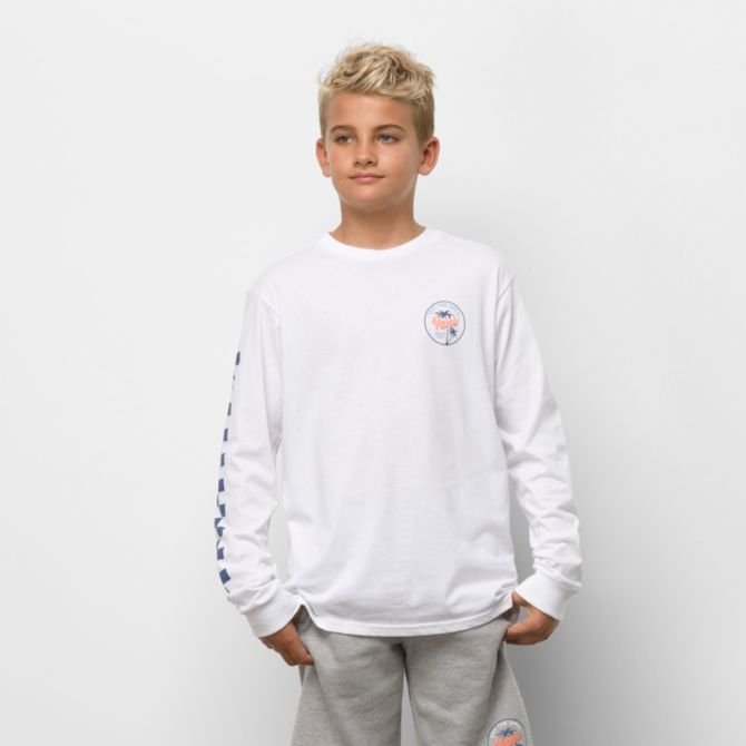 VANS Kids Palm Script Long Sleeve T-Shirt