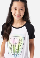 JUSTICE Collection X by Justice Graphic Twist-Front Tee