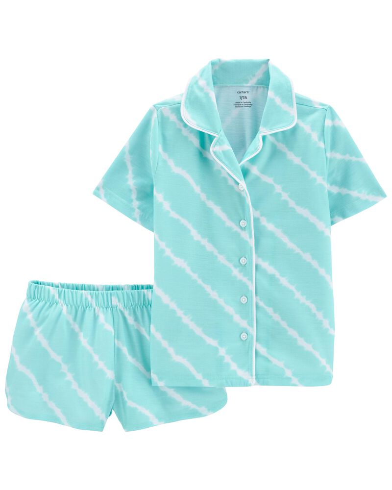 CARTER`S 2-Piece Striped Loose Fit Coat-Style PJs