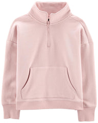 OSHKOSH Kid Fleece Half-Zip Pullover Hoodie