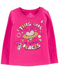 CARTER`S Kid Space Going Places Jersey Tee