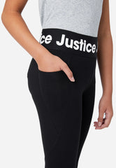 JUSTICE Logo Full-Length Leggings