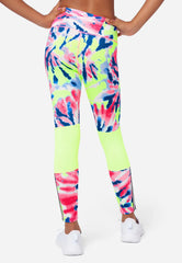 JUSTICE J Sport Tie-Dye Color Block Leggings