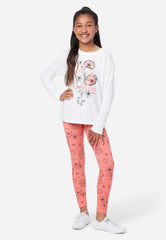 JUSTICE Printed Full Length Leggings